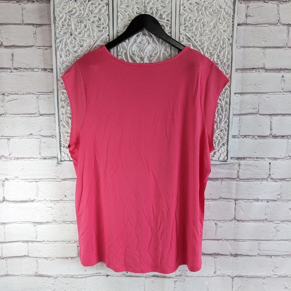 CALVIN KLEIN Sleeveless Cap Sleeve Tank Blouse Top - Picture 7 of 14